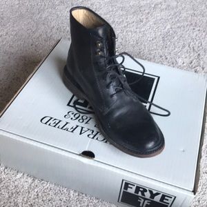 Frye black ankle boots